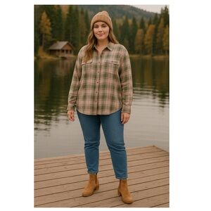 OLD NAVY Plaid Button Down Shirt